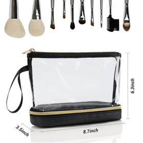 Ethereal interior separated storage showcasing tidy travel organization
