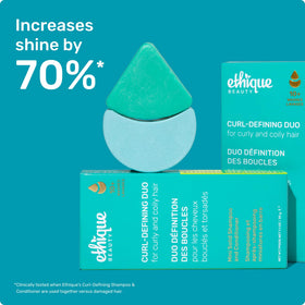 Ethique conditioner bar producing creamy lather to smooth and define curls