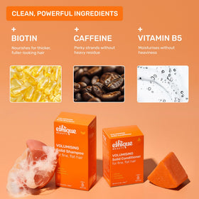 Ethique bar lathering in hand to demonstrate easy sudsing benefit