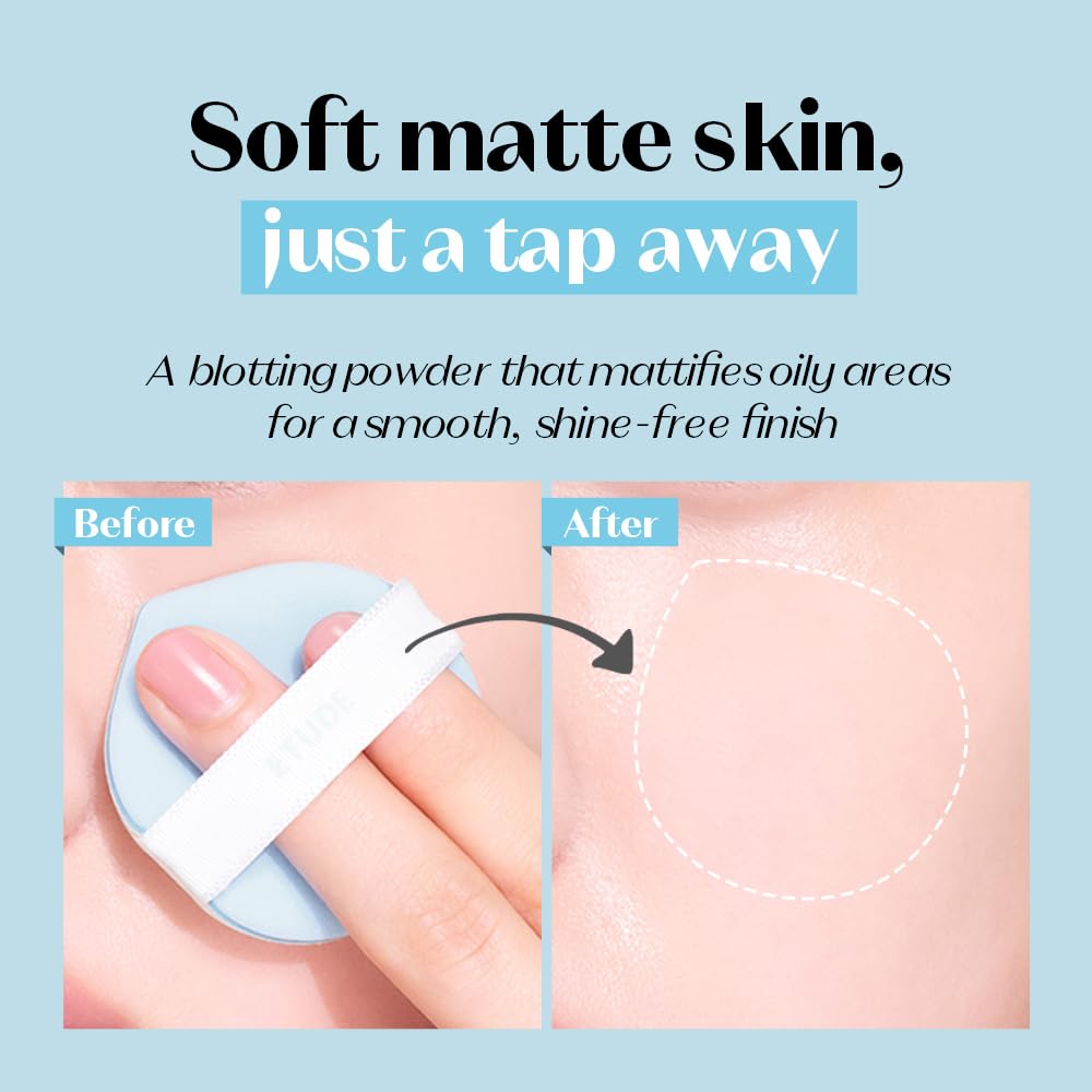 ETUDE compact with included applicator for quick touch-ups