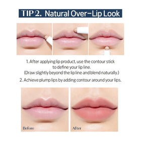 ETUDE blended contour with sponge highlighting seamless finish and easy diffusion