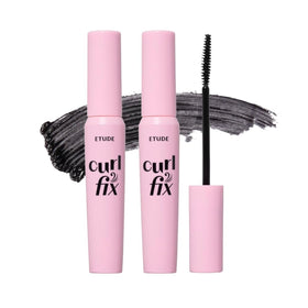 ETUDE front packaging showing dual mascara tubes and benefits