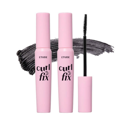 ETUDE front packaging showing dual mascara tubes and benefits