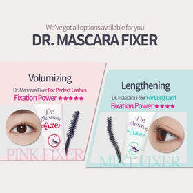 ETUDE side-by-side before and after showing visible lash extension effect
