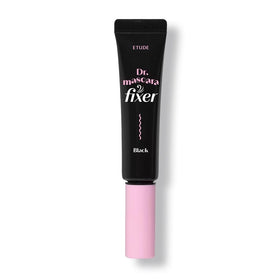 ETUDE front packaging showing slim vegan mascara fixer for travel