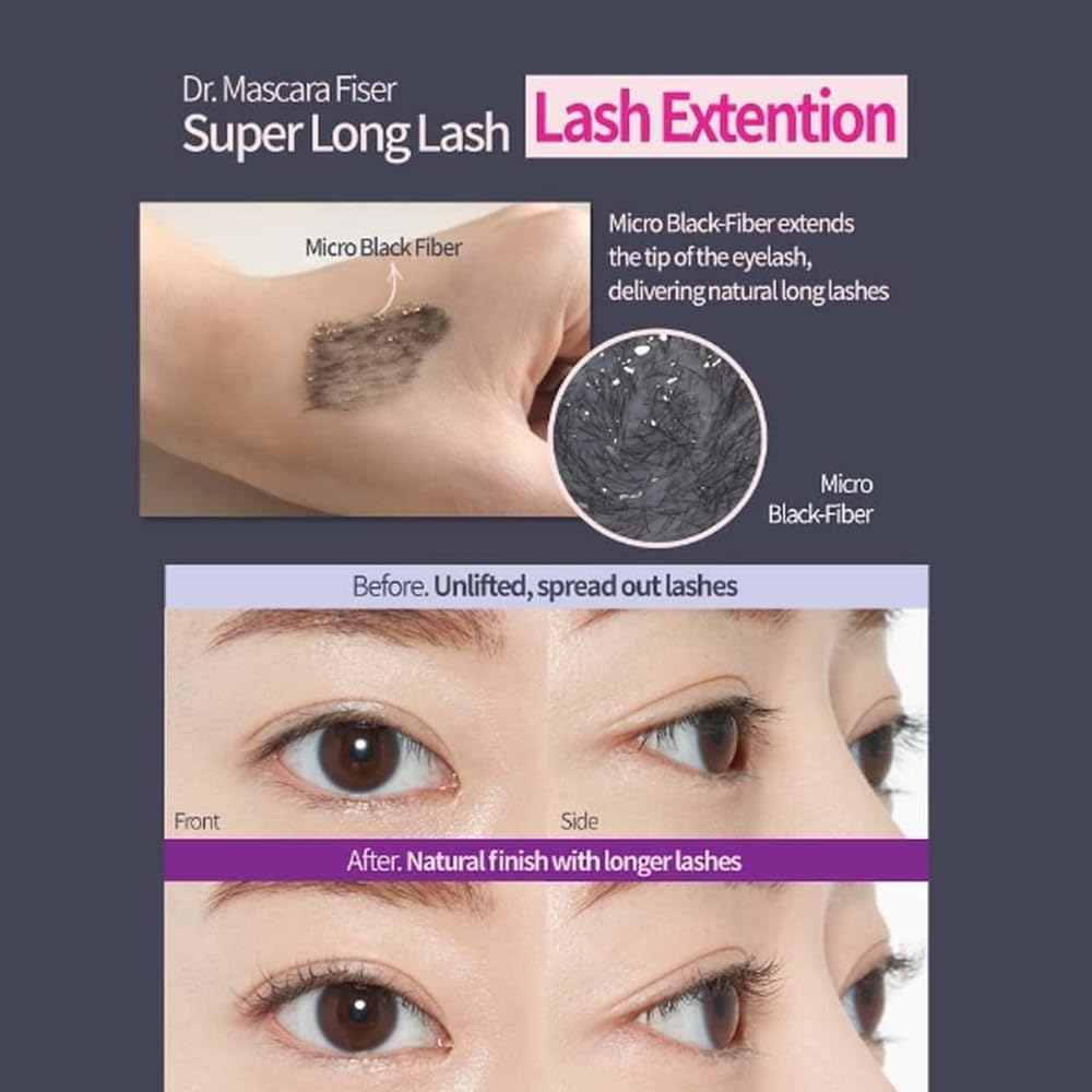 ETUDE gel texture close-up showing micro black fibers for natural lengthening