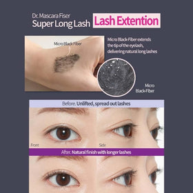 ETUDE gel texture close-up showing micro black fibers for natural lengthening