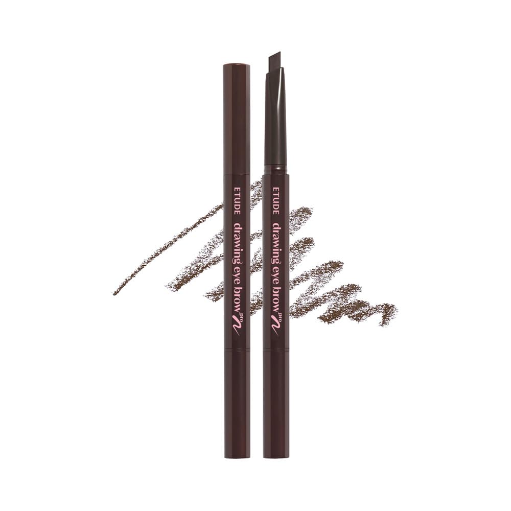 ETUDE front packaging showing compact eyebrow pencil and brand