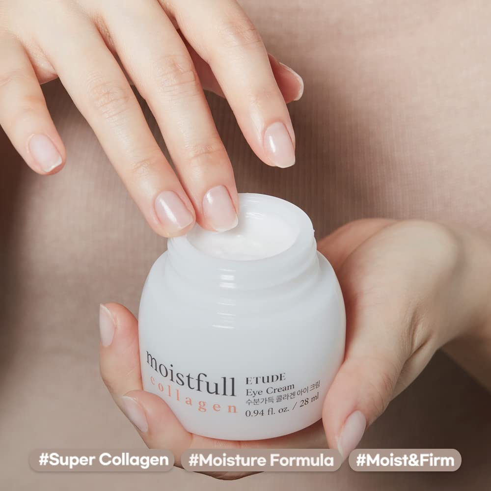 ETUDE open jar creamy texture close-up showing lightweight finish and fast absorption