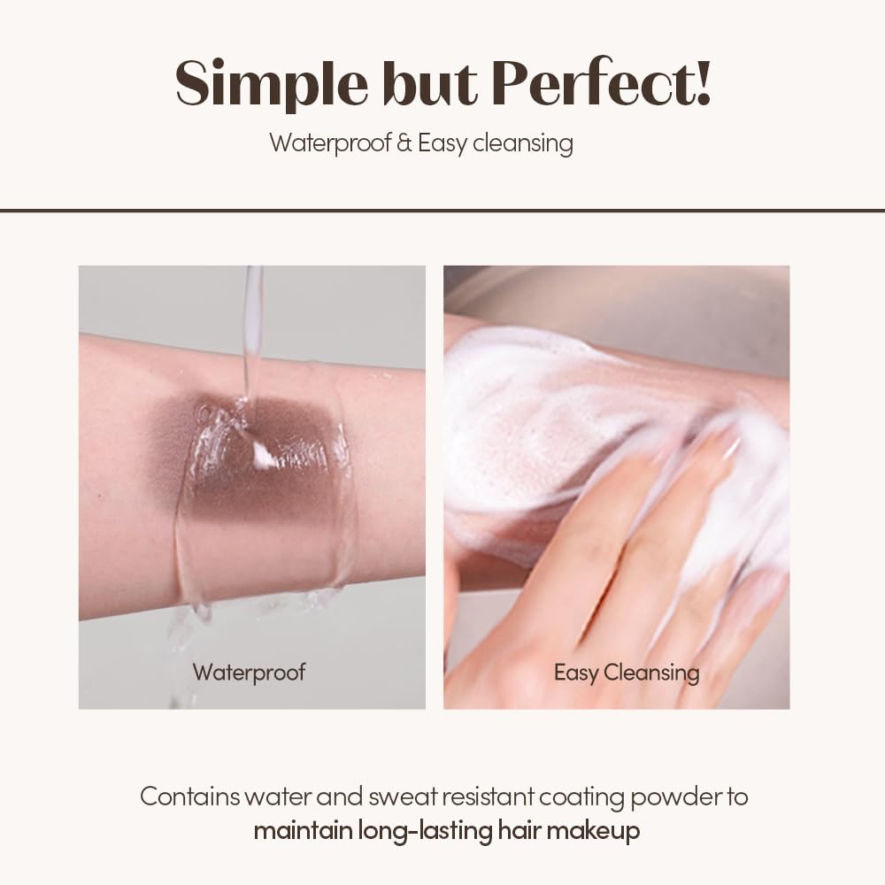 ETUDE used to fill eyebrows showing subtle shaping and natural color blend