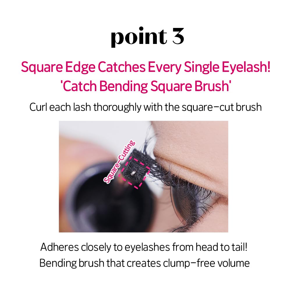 ETUDE mascara staged in bathroom routine to show everyday cosmetic use
