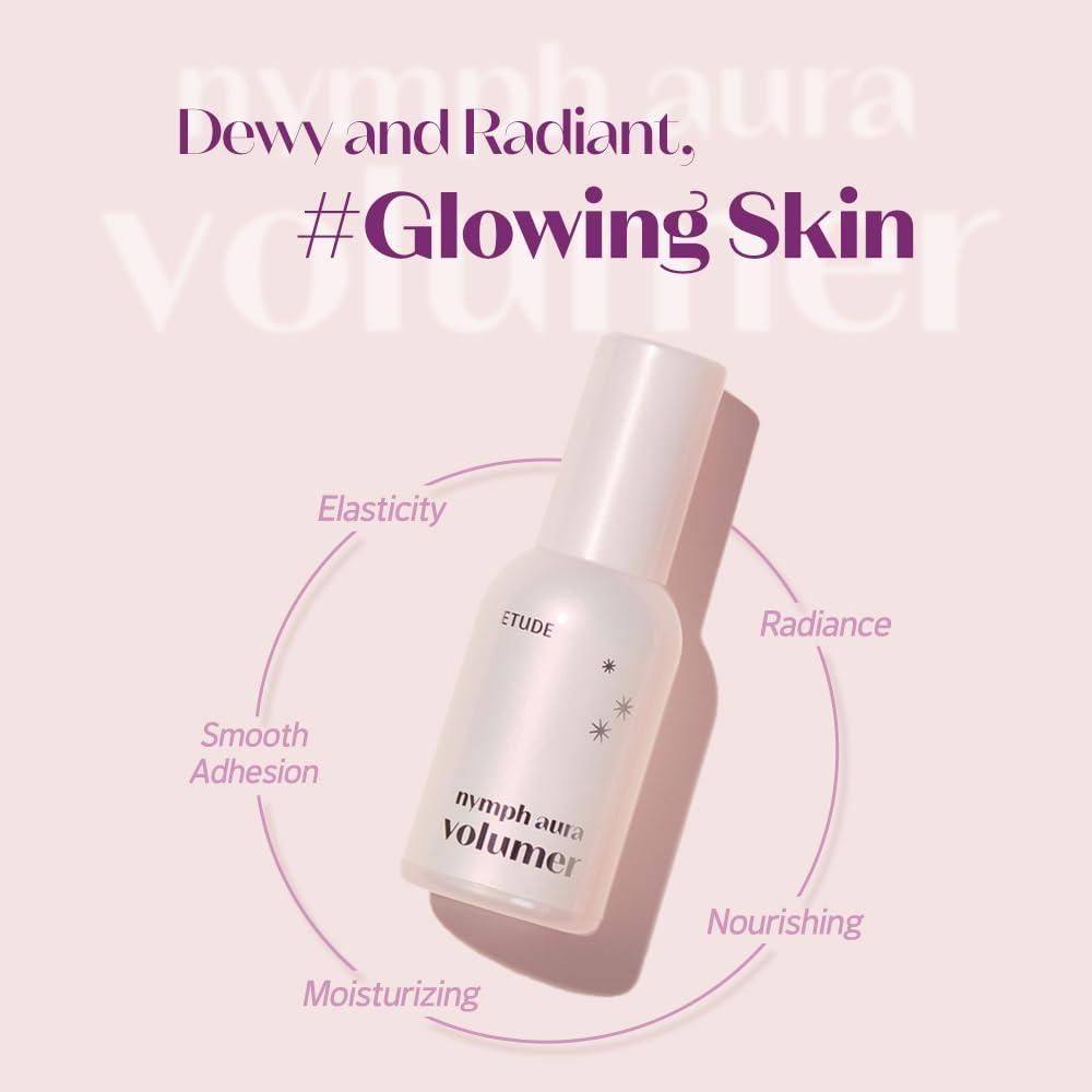 ETUDE creamy primer texture swipe highlighting smooth hydration