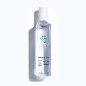 ETUDE application with cotton pad demonstrating gentle makeup removal and soothing