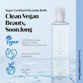 ETUDE bottle with ingredient icons highlighting panthenol and madecassoside benefits