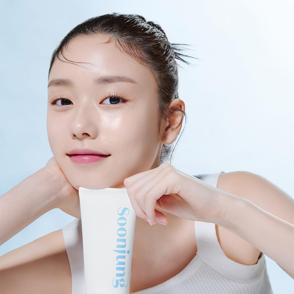 ETUDE SoonJung on bathroom shelf styled to show calm, minimal skincare routine