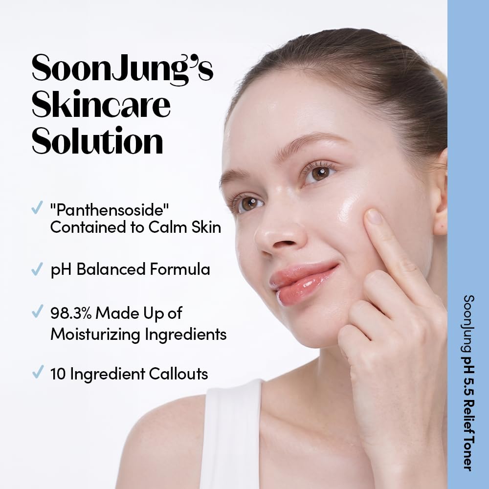 ETUDE pouring toner into palm illustrating easy application and immediate hydration