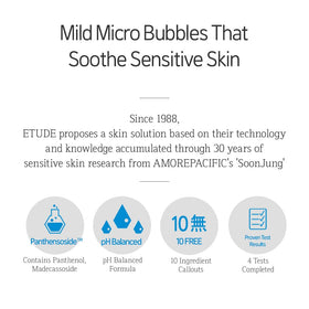 ETUDE SoonJung whip texture close-up highlighting airy foam and mild feel