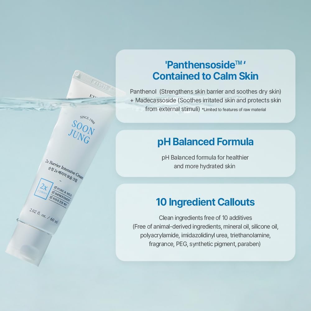 ETUDE ingredient icons display emphasizing clean formula and low-irritation benefit