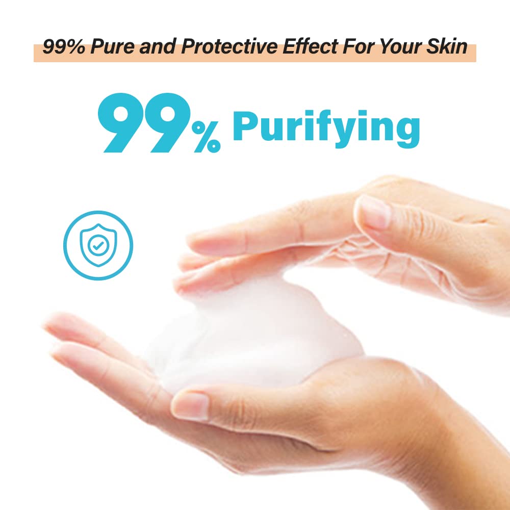 ETUDE product in hand during wash showing easy application and gentle exfoliation