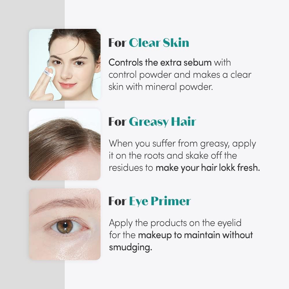 ETUDE close-up texture of powder particles demonstrating matte, non-clumping finish