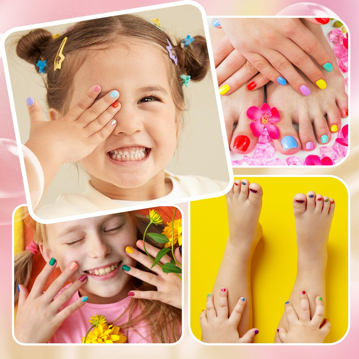 ETYJO close-up brush stroke on nail demonstrating smooth application benefit: precise control