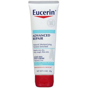 Eucerin front packaging showing product and clear benefit of intense hydration