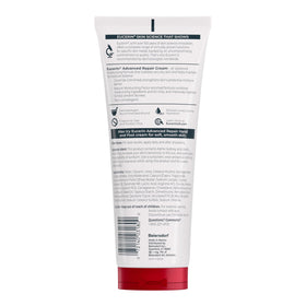 Eucerin cream texture close-up showing fast-absorbing smoothness