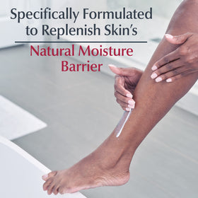 Eucerin application on arm demonstrating smooth hydration benefit