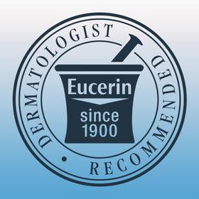Eucerin before and after wash skin view showing refreshed appearance