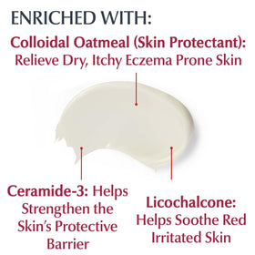 Family applying Eucerin together showing gentle everyday eczema care benefit