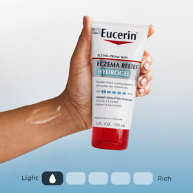 Eucerin used by family in lifestyle scene showing gentle relief benefit