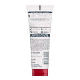 Eucerin ingredient label close-up showcasing urea and ceramide benefit