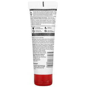 Eucerin tube close-up with cap visible, highlighting easy dispensing benefit