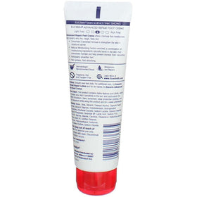 Eucerin ingredient label showing buffered AHA for gentle exfoliation benefit