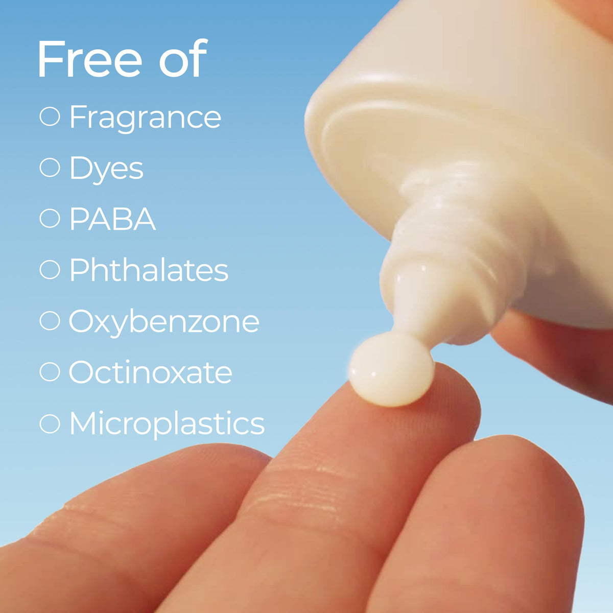 Eucerin product label ingredients view for transparency