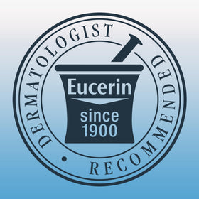 Eucerin label close-up highlighting urea and natural moisturizing factors