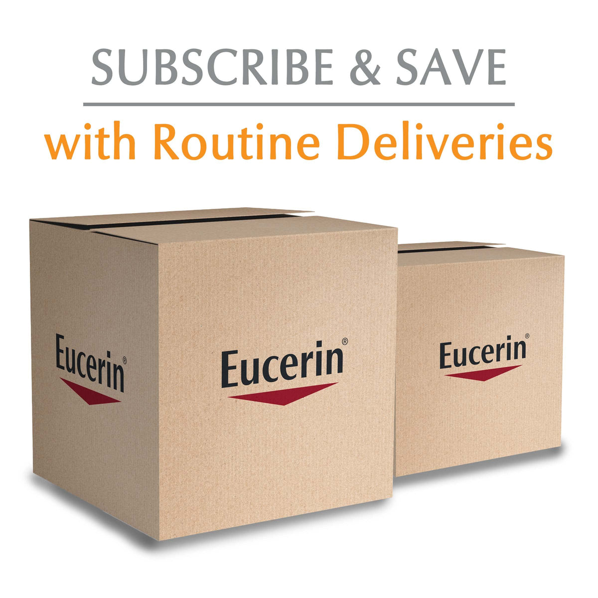 Lifestyle image applying Eucerin sunscreen outdoors for sun protection during activities