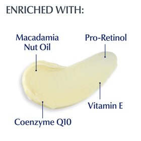 Jar of Eucerin cream on nightstand illustrating evening skincare routine convenience