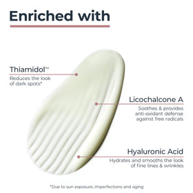 Eucerin applying serum to cheek demonstrating targeted dark spot treatment