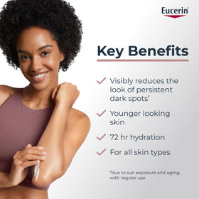 Eucerin back label close-up showing ingredients and usage details
