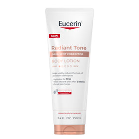 Eucerin front tube view showing product and clear benefits