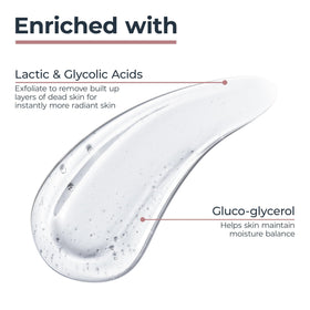 Eucerin radiant tone gel texture close-up highlighting gentle hydrating formula