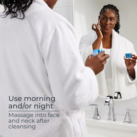 Eucerin gel paired with serum illustrating a complete immersive hydration system