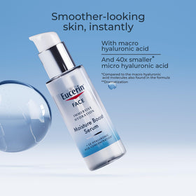 Eucerin serum with daily lotion and night cream, brand for complete routine