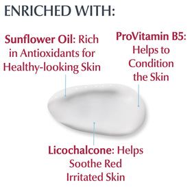 8 oz tube shown in hand for scale, Eucerin convenient daily-use benefit