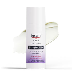 Eucerin front bottle shot showing label and 1.7 oz size, clear product identity
