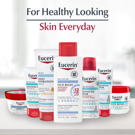 Eucerin before and after arm shot showing smoother skin benefit