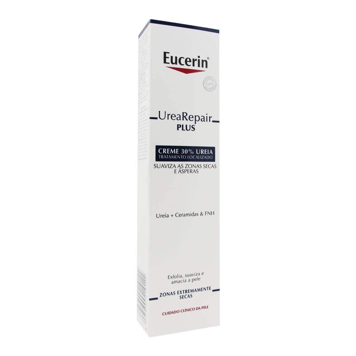 Eucerin cream texture close-up highlighting rich consistency and fast absorption
