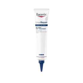 Eucerin front tube showing product label and compact size, clear product identity