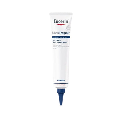 Eucerin front tube showing product label and compact size, clear product identity